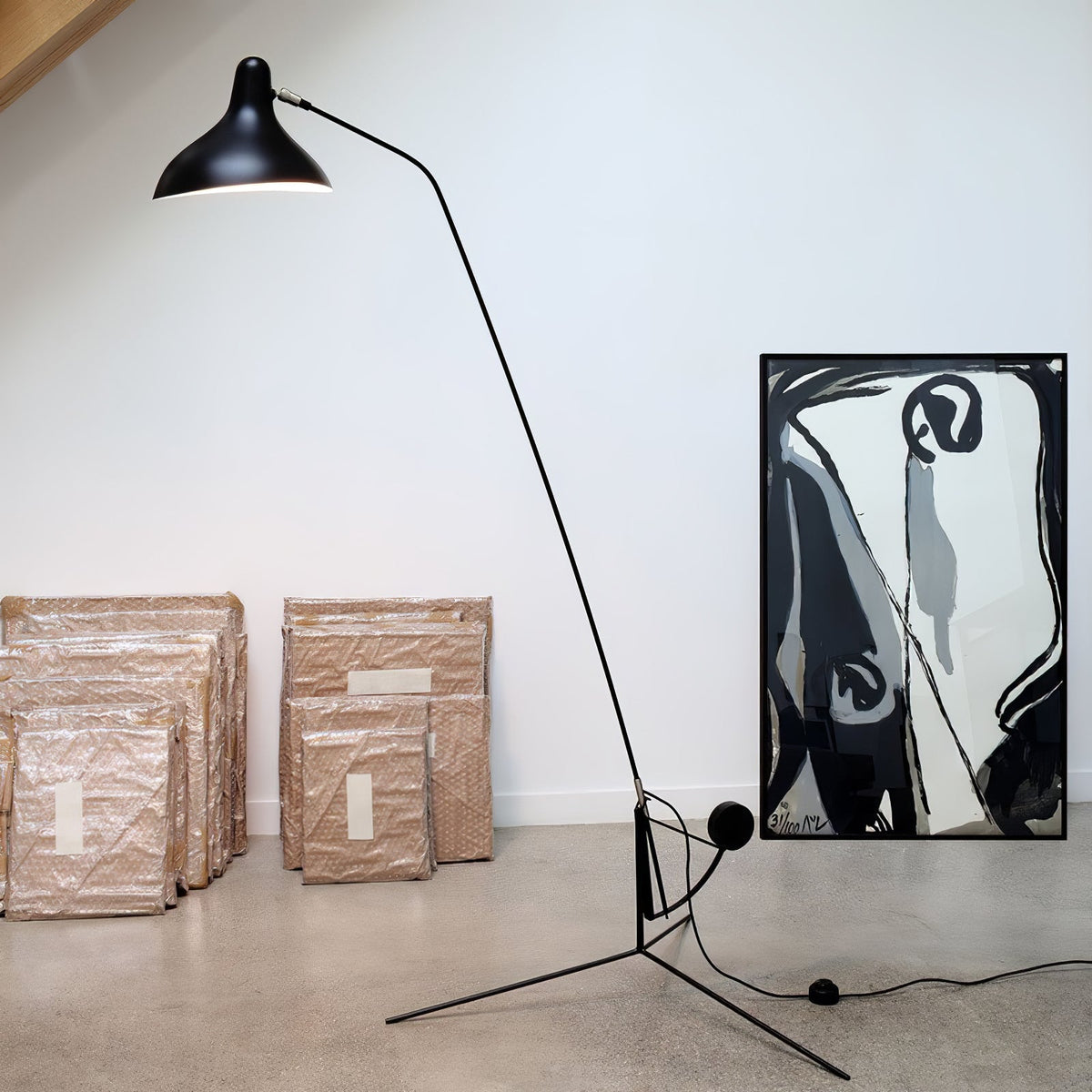 Mantis Arm Floor Lamp Position 12