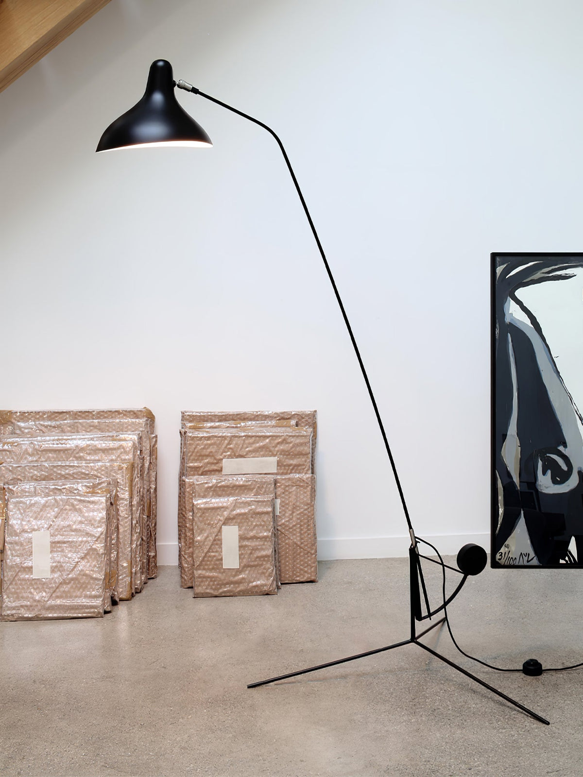 Mantis Arm Floor Lamp Position 8