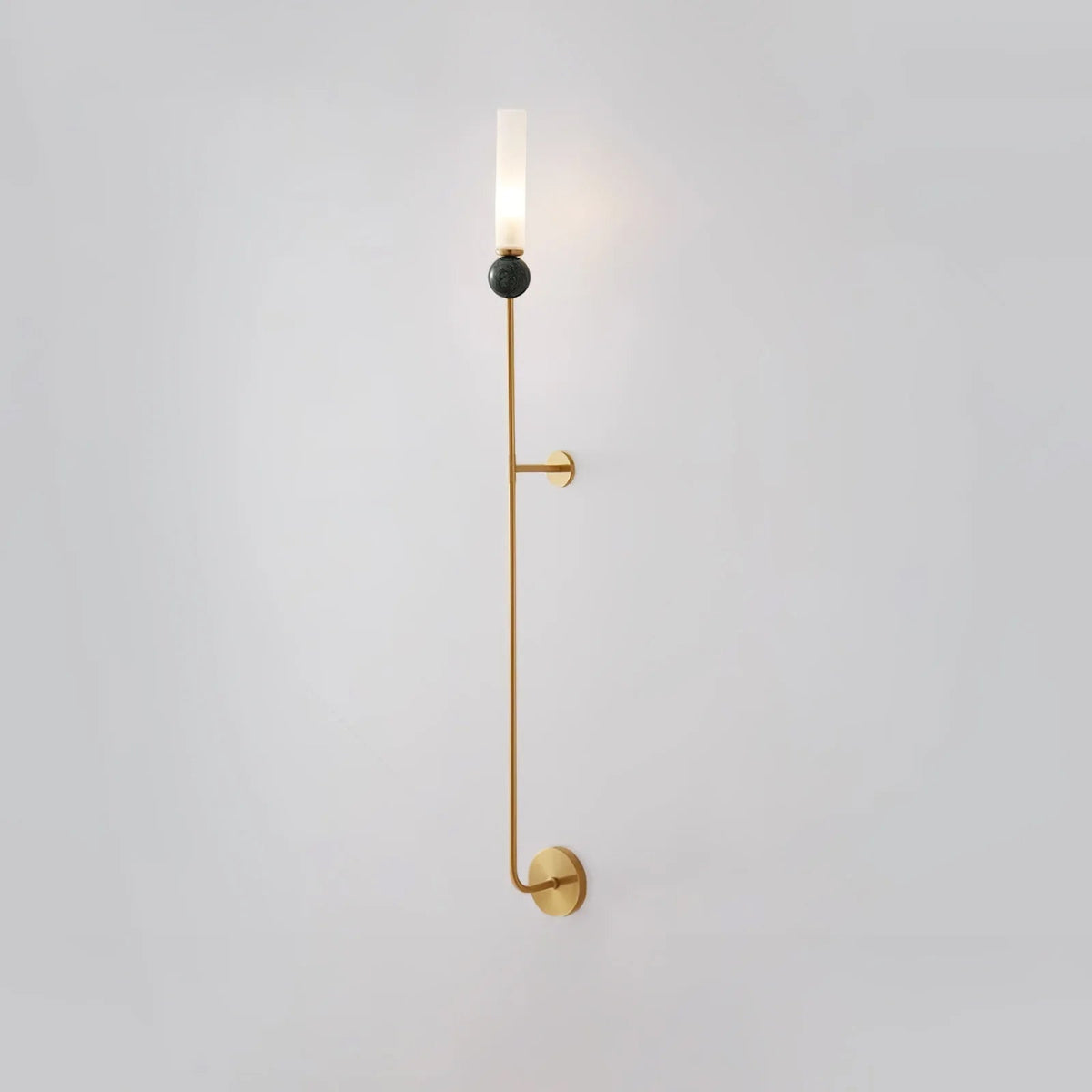 Marble Vertical Wall Lamp with Adjustable Brightness