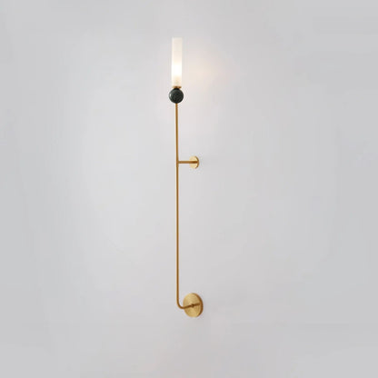 Marble Vertical Wall Lamp with Adjustable Brightness