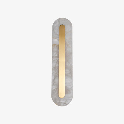 Alabaster Rounded Wall Light, Soft Glow