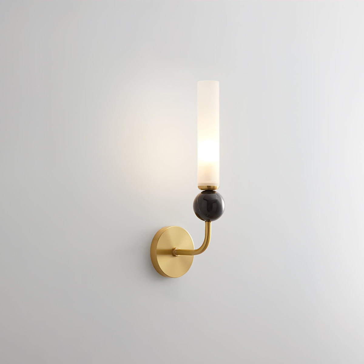 Marble Vertical Wall Lamp with Adjustable Brightness