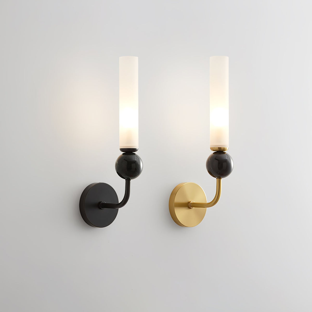 Marble Vertical Wall Lamp with Adjustable Brightness