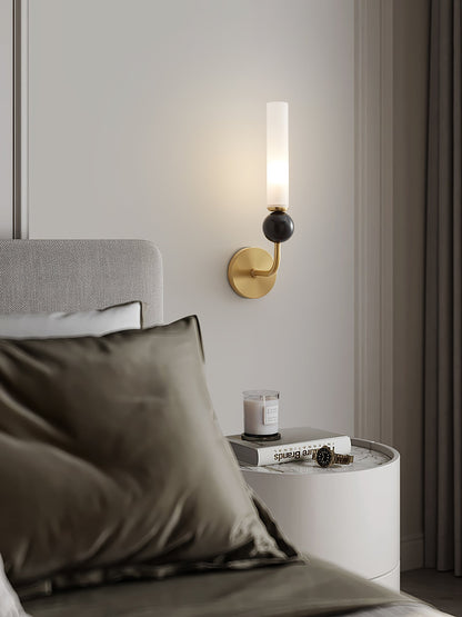 Marble Vertical Wall Lamp with Adjustable Brightness