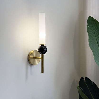 Marble Vertical Wall Lamp with Adjustable Brightness