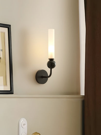Marble Vertical Wall Lamp with Adjustable Brightness
