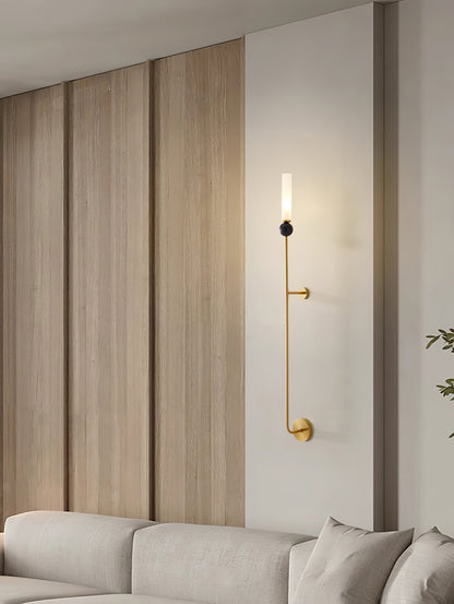 Marble Vertical Wall Lamp with Adjustable Brightness