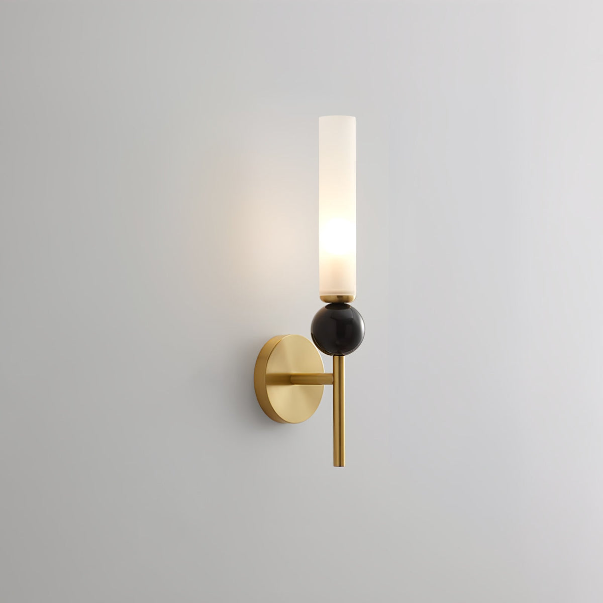 Marble Vertical Wall Lamp with Adjustable Brightness