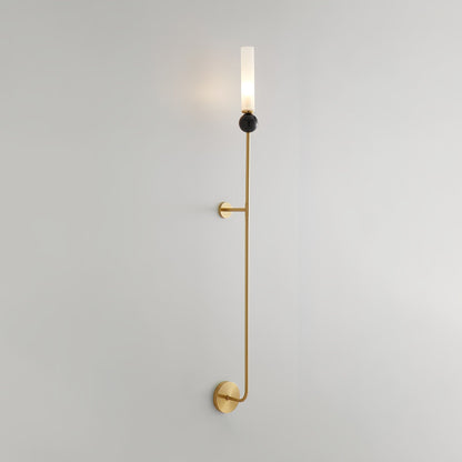 Marble Vertical Wall Lamp with Adjustable Brightness