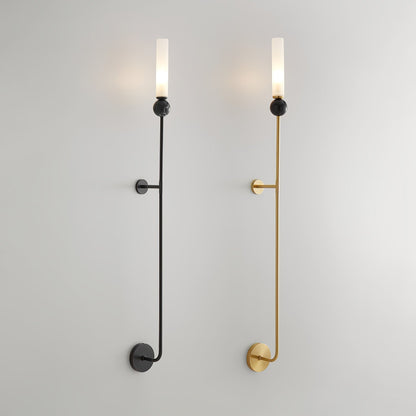Marble Vertical Wall Lamp with Adjustable Brightness