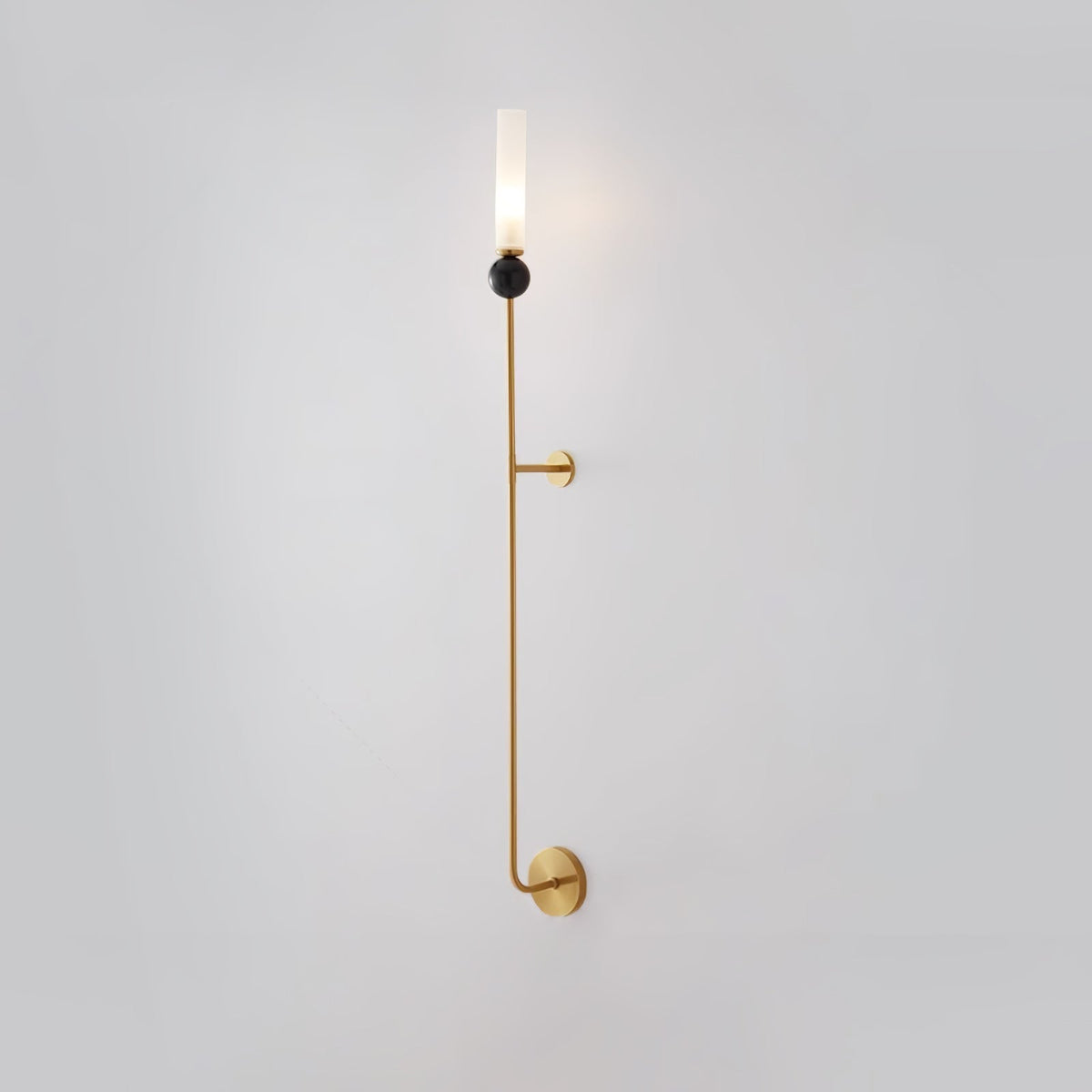 Marble Vertical Wall Lamp with Adjustable Brightness