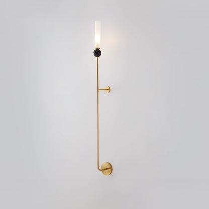 Marble Vertical Wall Lamp with Adjustable Brightness