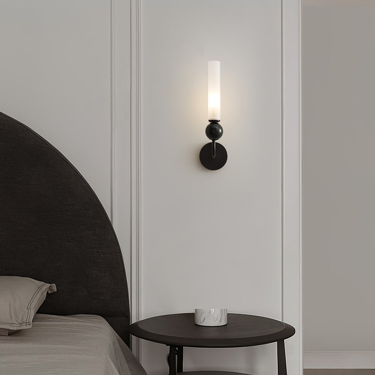 Marble Vertical Wall Lamp with Adjustable Brightness