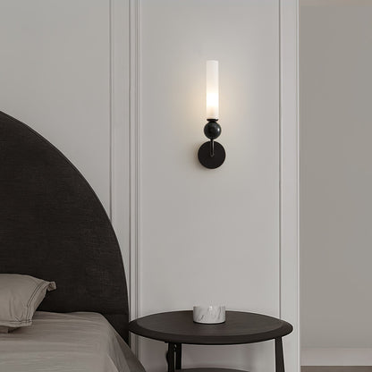 Marble Vertical Wall Lamp with Adjustable Brightness