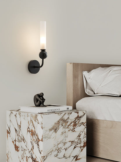 Marble Vertical Wall Lamp with Adjustable Brightness