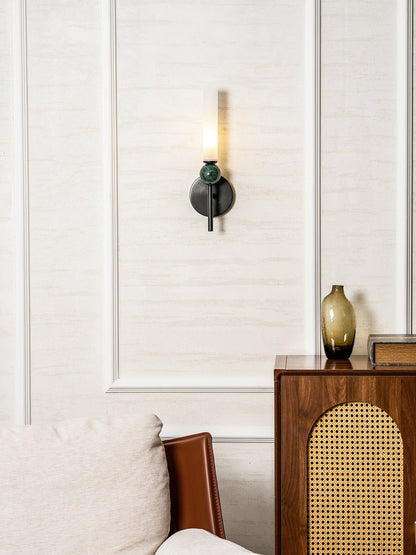 Marble Vertical Wall Lamp with Adjustable Brightness