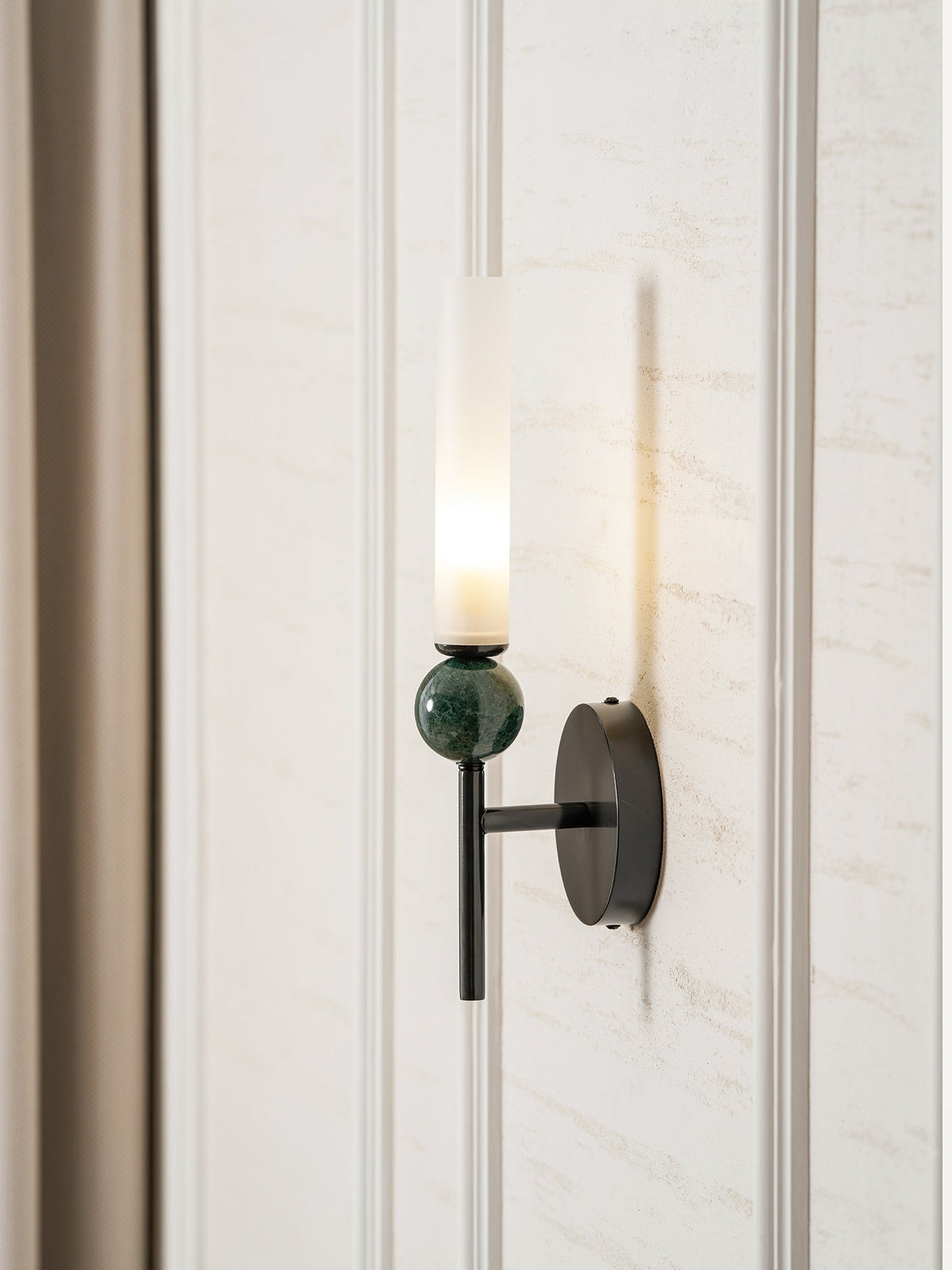 Marble Vertical Wall Lamp with Adjustable Brightness