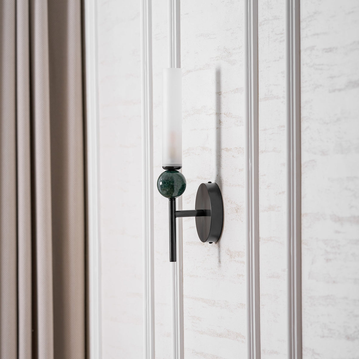 Marble Vertical Wall Lamp with Adjustable Brightness