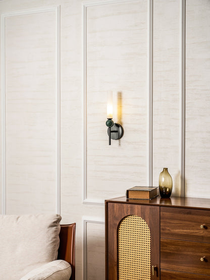 Marble Vertical Wall Lamp with Adjustable Brightness