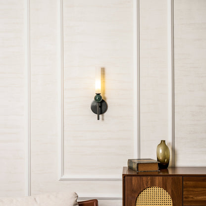 Marble Vertical Wall Lamp with Adjustable Brightness