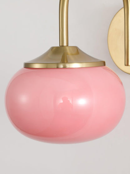 Marshmallow-Shaped Plug-In Wall Sconce, Soft Warm Light
