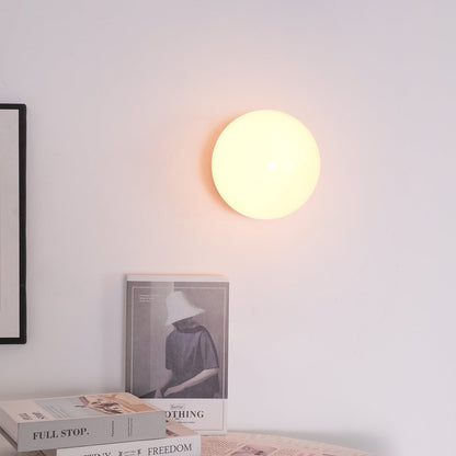 Marshmallow-Shaped Wall Sconce, Adjustable Brightness