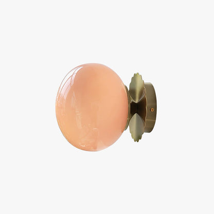 Marshmallow-Shaped Wall Sconce, Adjustable Brightness