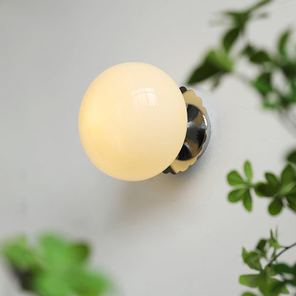 Marshmallow-Shaped Wall Sconce, Adjustable Brightness