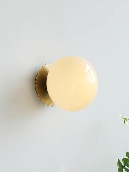 Marshmallow-Shaped Wall Sconce, Adjustable Brightness