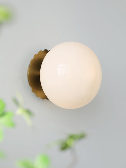 Marshmallow-Shaped Wall Sconce, Adjustable Brightness