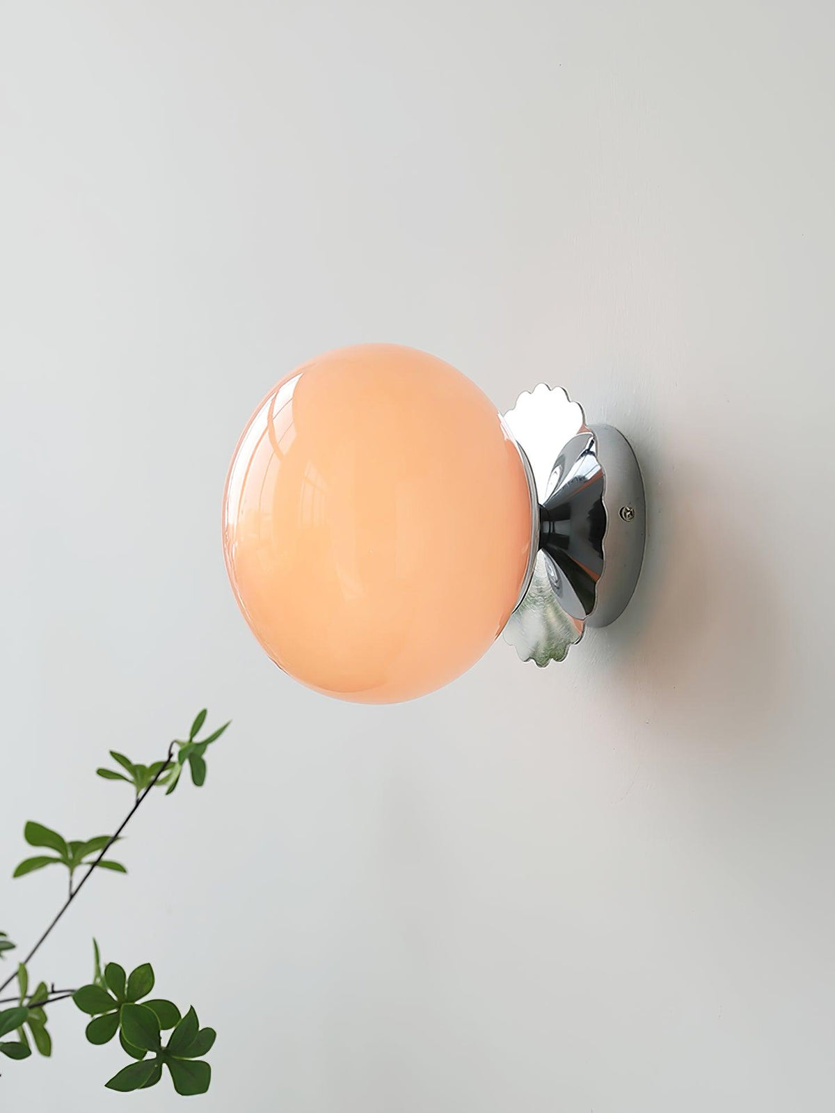Marshmallow-Shaped Wall Sconce, Adjustable Brightness