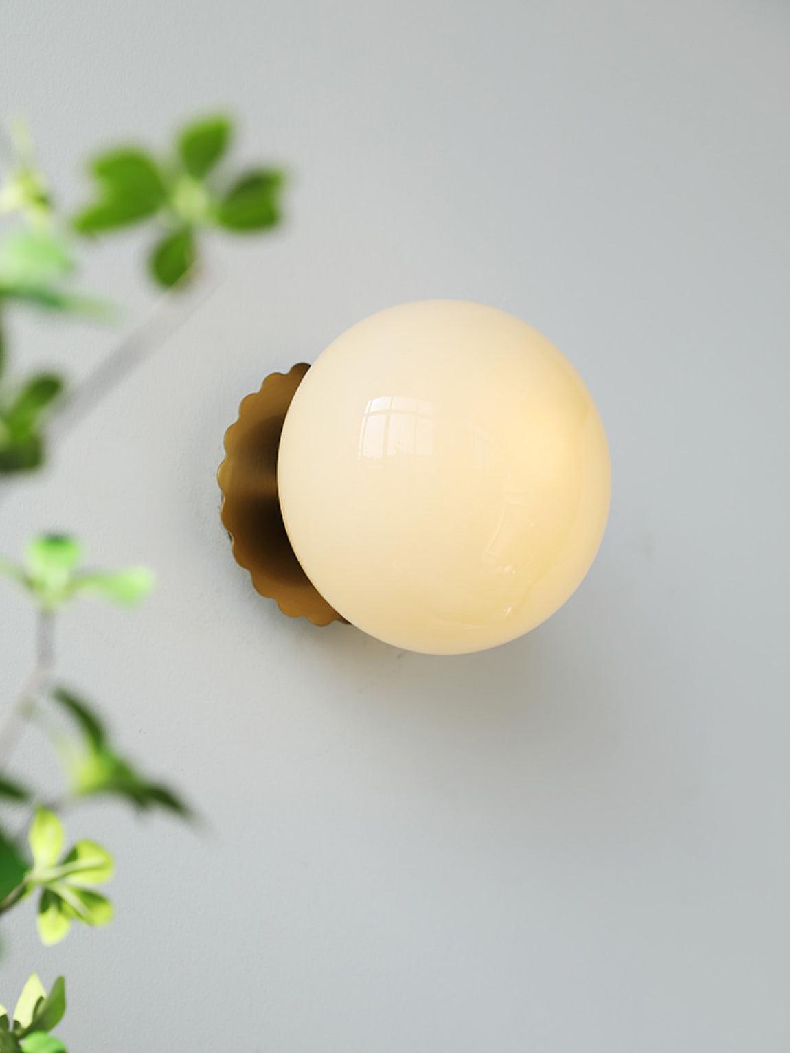 Marshmallow-Shaped Wall Sconce, Adjustable Brightness
