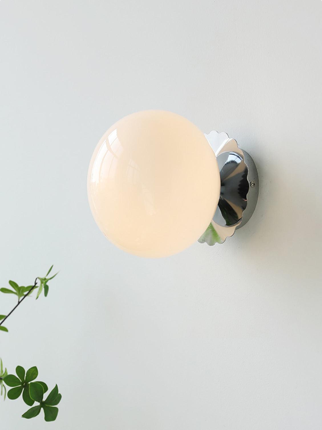 Marshmallow-Shaped Wall Sconce, Adjustable Brightness