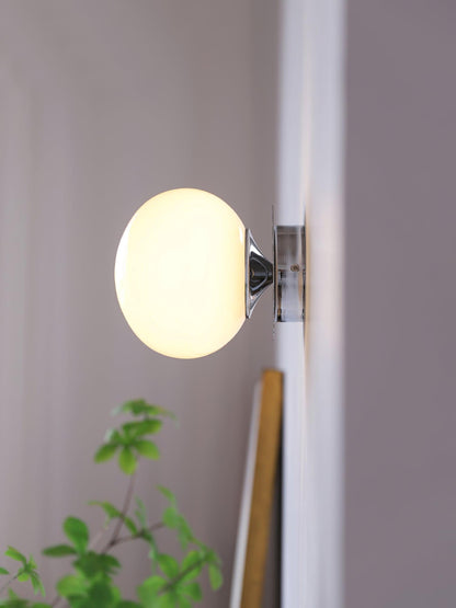 Marshmallow-Shaped Wall Sconce, Adjustable Brightness