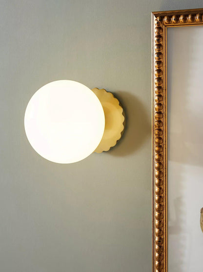 Marshmallow-Shaped Wall Sconce, Adjustable Brightness