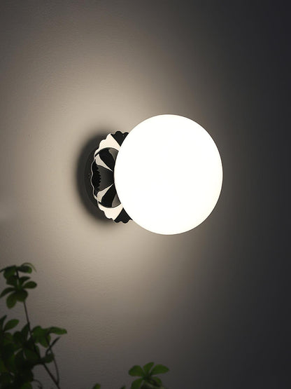 Marshmallow-Shaped Wall Sconce, Adjustable Brightness
