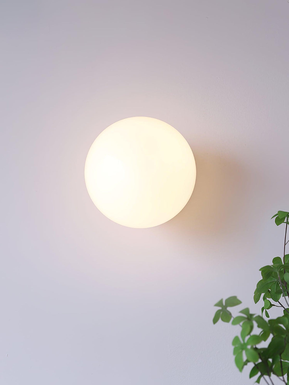 Marshmallow-Shaped Wall Sconce, Adjustable Brightness