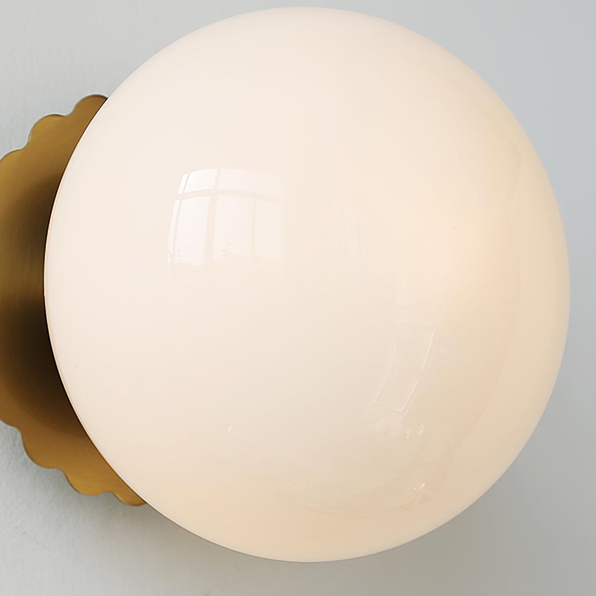 Marshmallow-Shaped Wall Sconce, Adjustable Brightness
