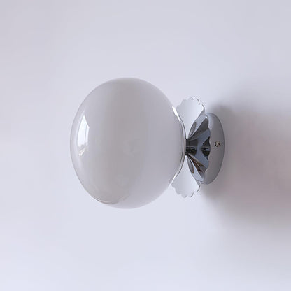 Marshmallow-Shaped Wall Sconce, Adjustable Brightness — alternate angle