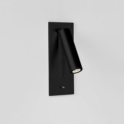 Folded Back Bedside Wall Lamp, Space-Saving Design — front view