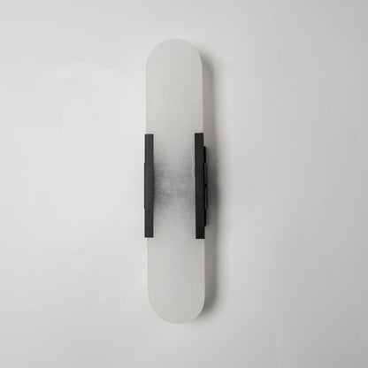 Oblong Alabaster Wall Sconce, Soft Ambient Light