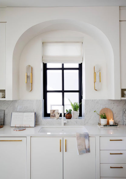 Oblong Alabaster Wall Sconce, Soft Ambient Light