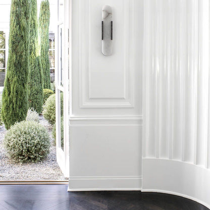 Oblong Alabaster Wall Sconce, Soft Ambient Light