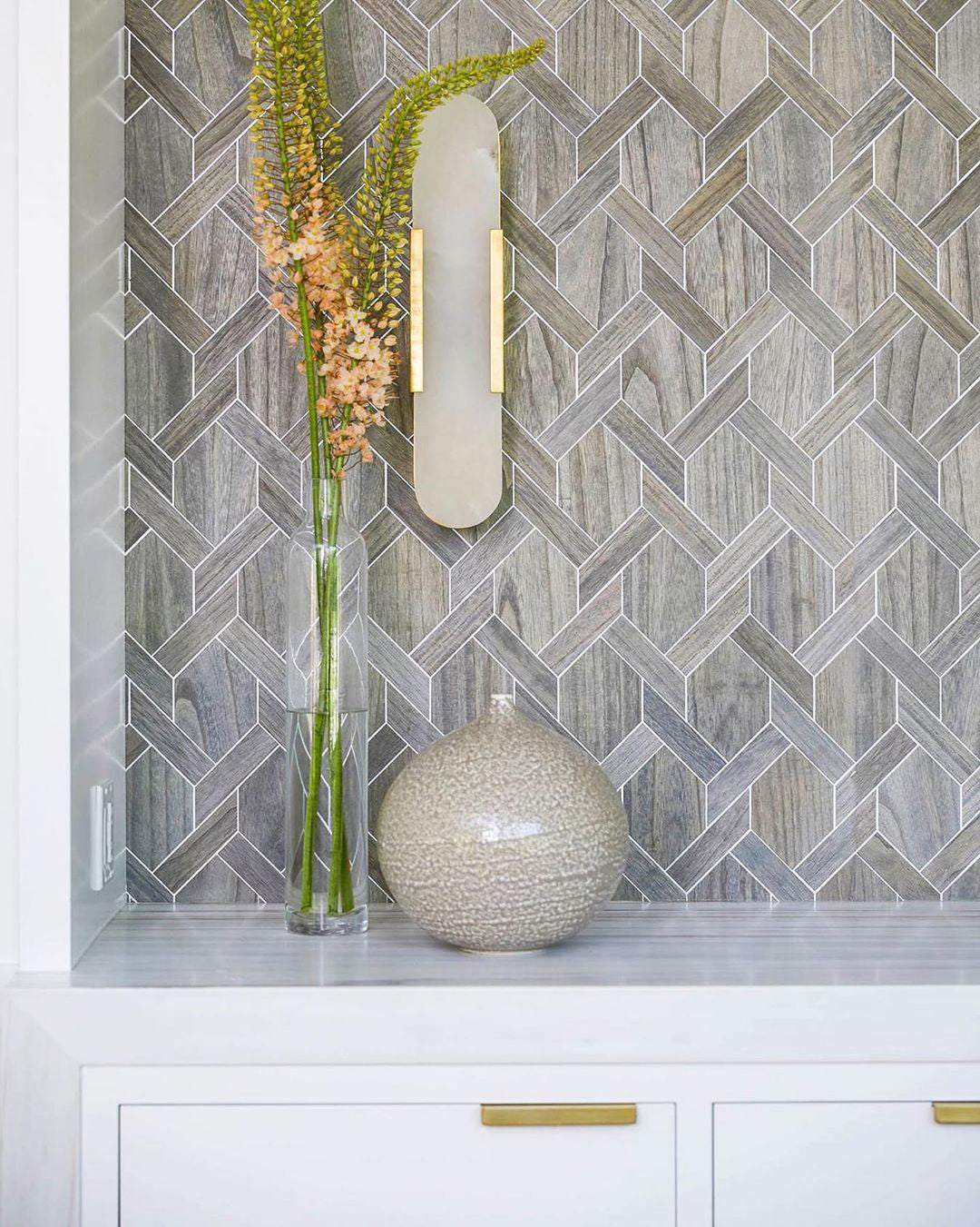 Oblong Alabaster Wall Sconce, Soft Ambient Light