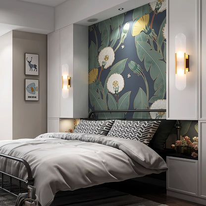 Oblong Alabaster Wall Sconce, Soft Ambient Light