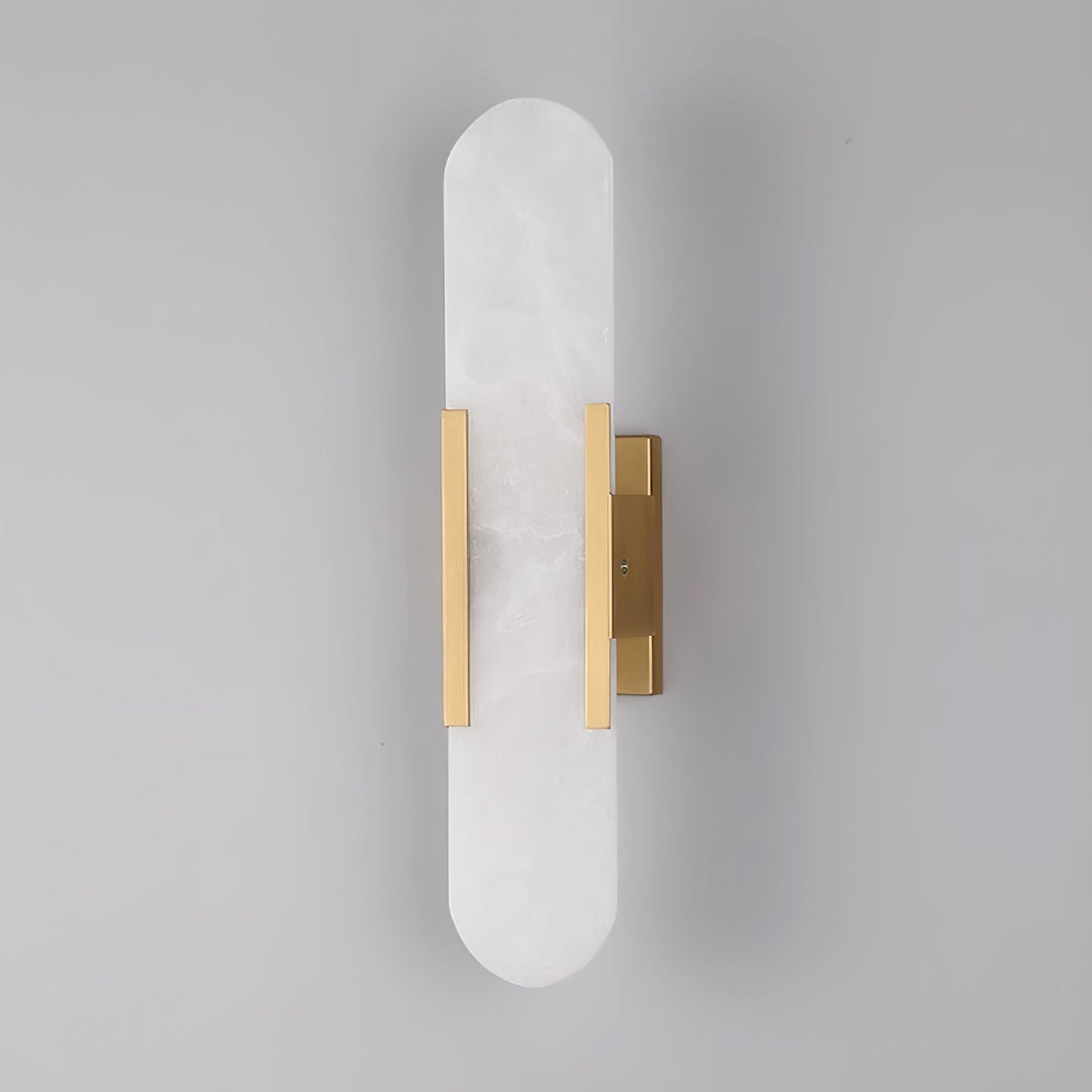 Oblong Alabaster Wall Sconce, Soft Ambient Light