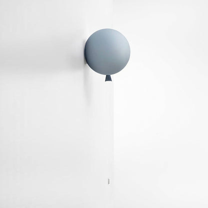 Balloon-Shaped Wall Sconce, Soft Ambient Light