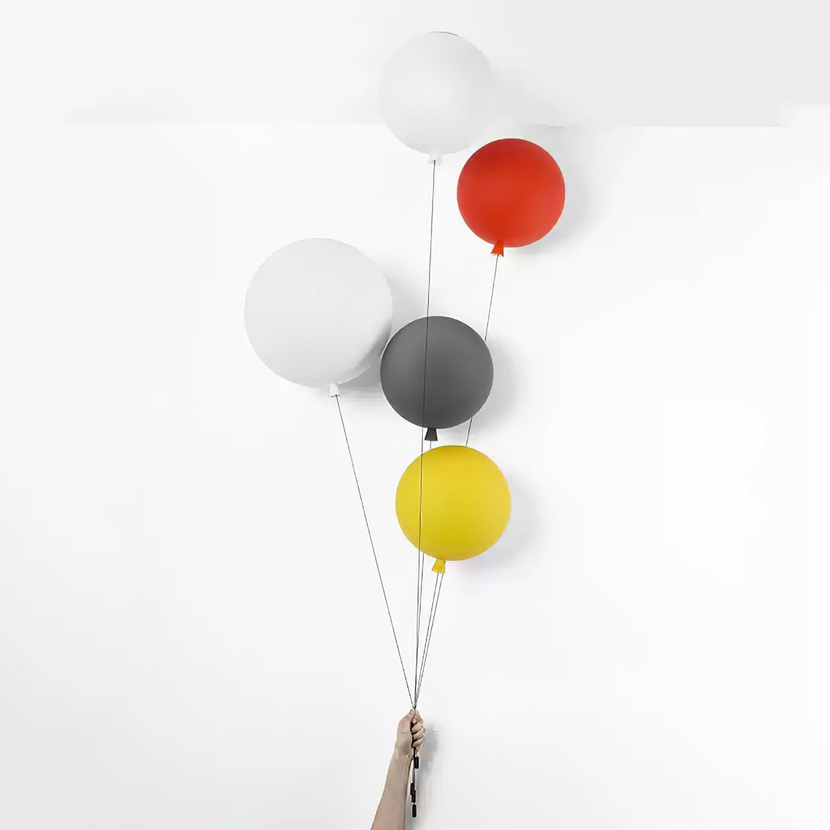 Balloon-Shaped Wall Sconce, Soft Ambient Light