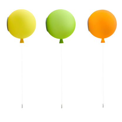 Balloon-Shaped Wall Sconce, Soft Ambient Light