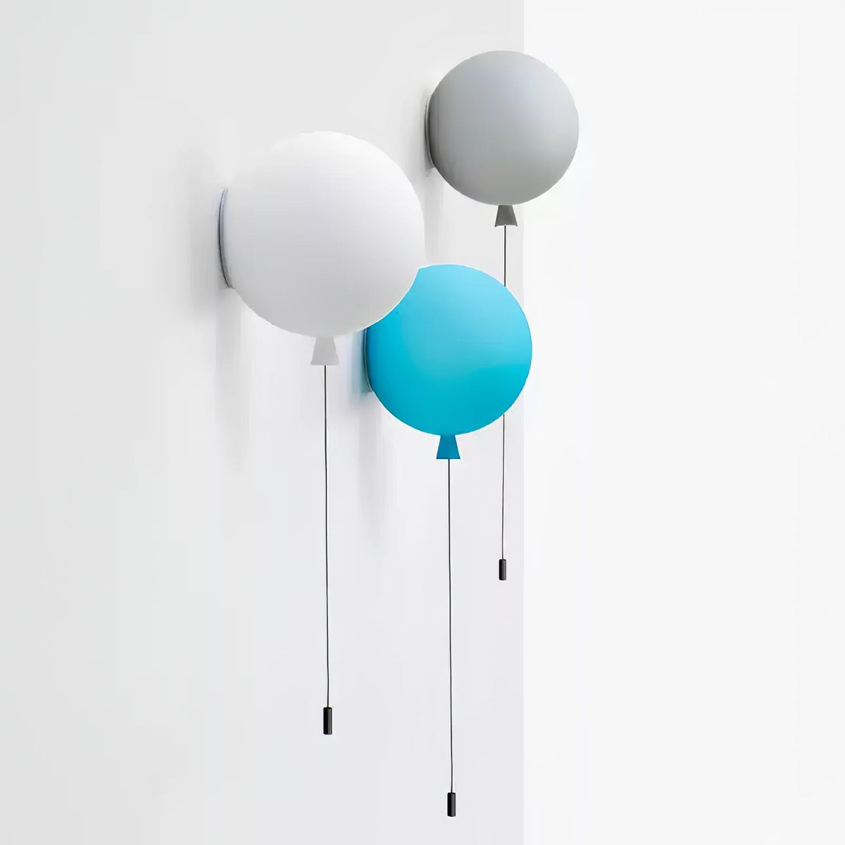Balloon-Shaped Wall Sconce, Soft Ambient Light